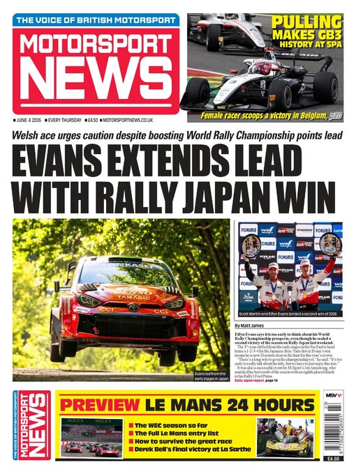 Cover image for Motorsport News